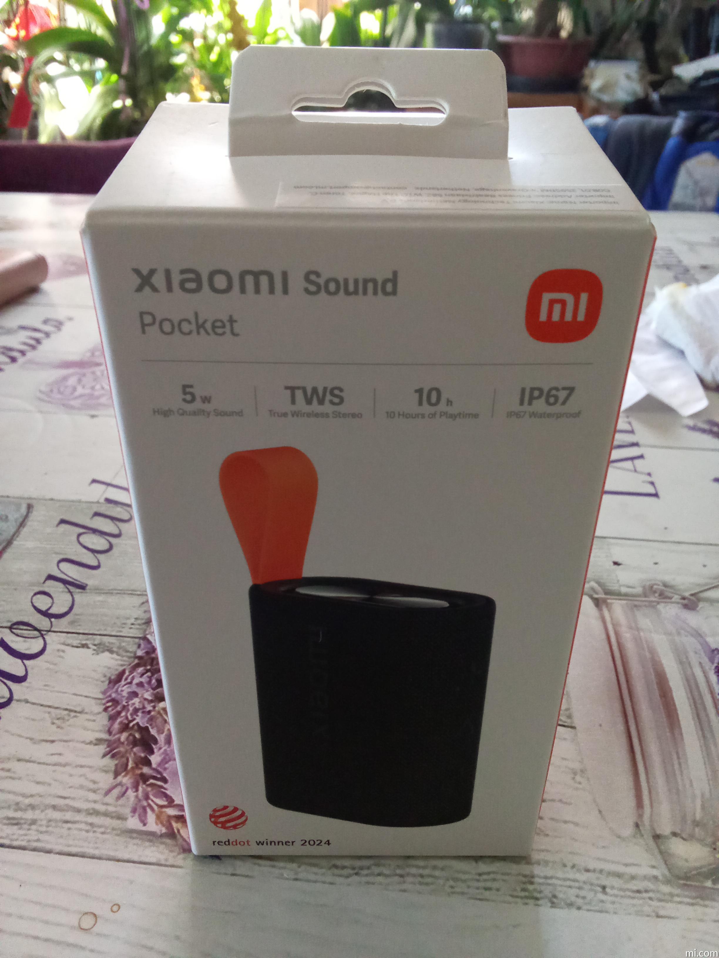 XIAOMI Sound Pocket Portable Bluetooth Speaker 5W, Mini Compact Design, 10 Hours of Autonomy, IP67 Waterproof, TWS Pairing, Bluetooth 5.4, for Outdoor and Travel, Black XIAOMI Sound Pocket Portable Bluetooth Speaker 5W, Mini Compact Design, 10 Hours of Autonomy, IP67 Waterproof, TWS Pairing, Bluetooth 5.4, for Outdoor and Travel, Black