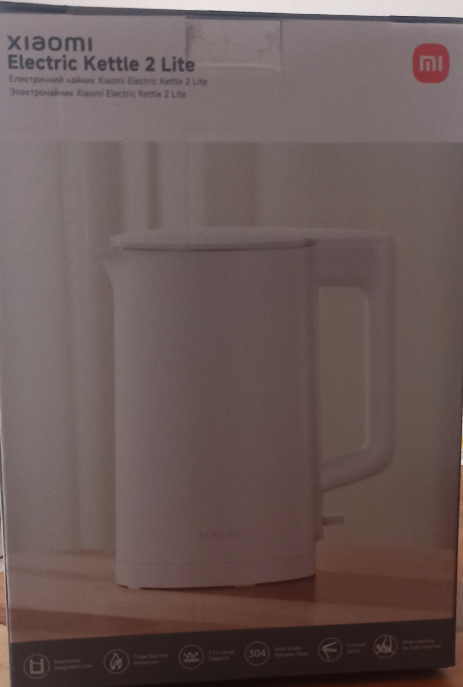 Xiaomi Electric Kettle 2 Lite Vízforraló 1.5L 1800 Watt - Fehér