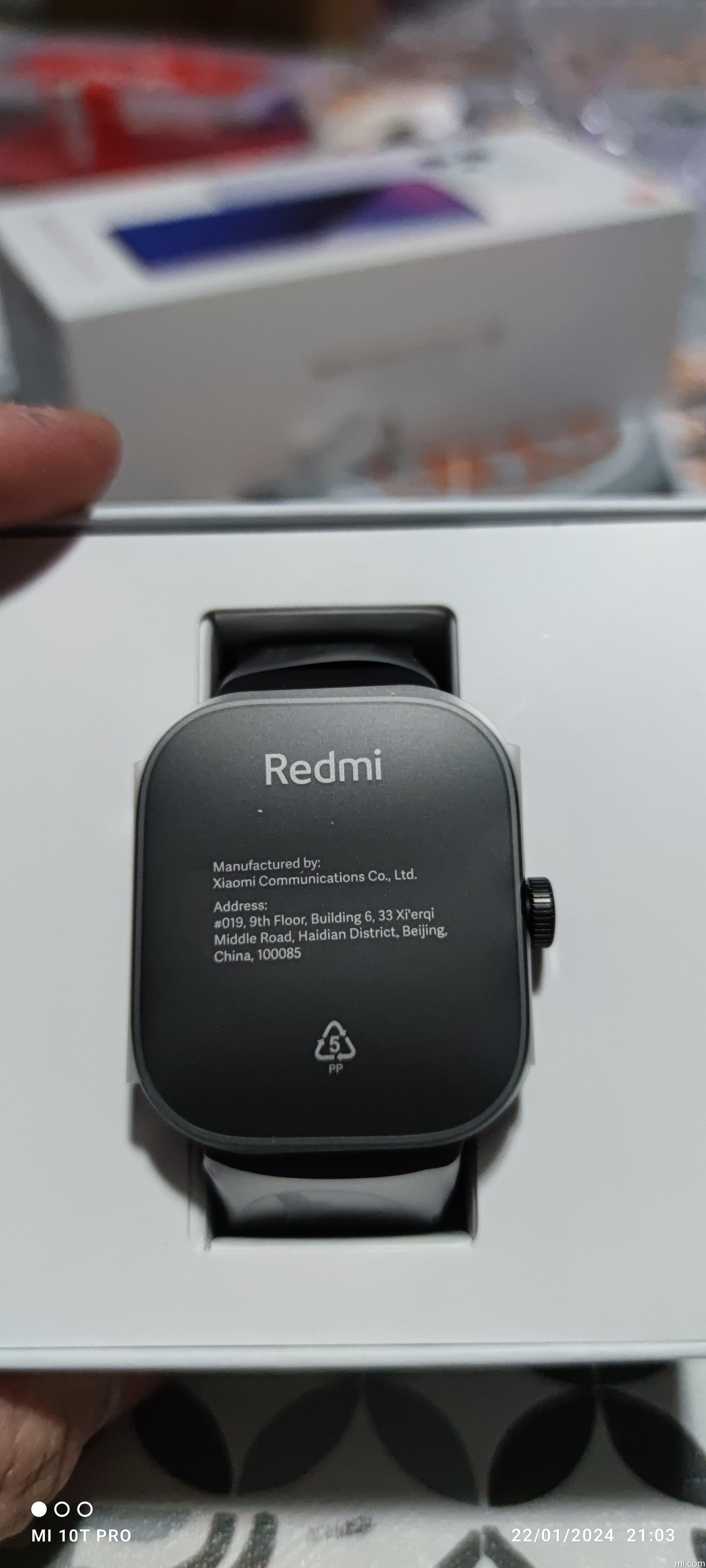 Reloj Xiaomi Redmi Watch 4 Negro XIAOMI