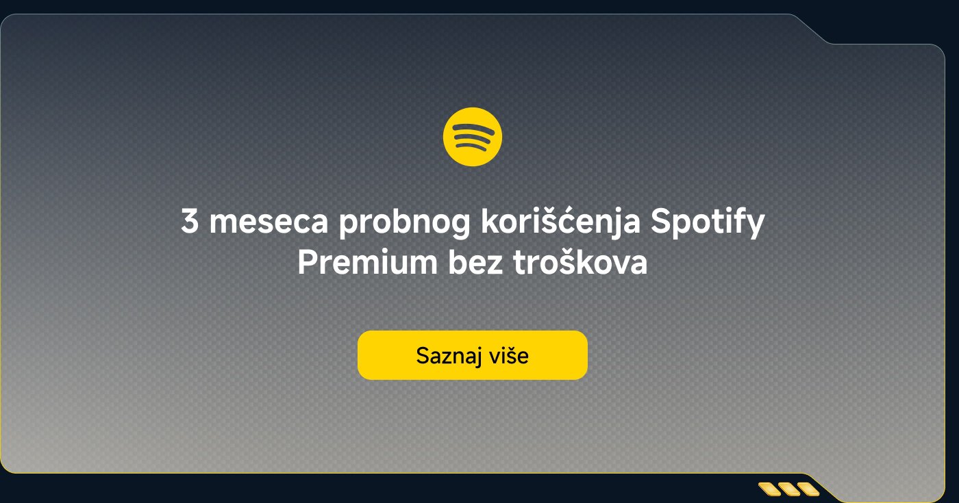 3 meseca probnog korišćenja Spotify Premium bez troškova. Saznaj više.