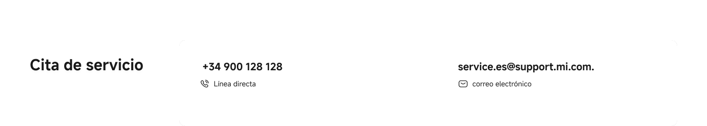 Garantía del servicio de instalación: Servicio profesional de Xiaomi para instalaciones a domicilio, transparencia de precios para evitar cargos ocultos, y cita conveniente tras la compra del producto llamando a la atención al cliente.