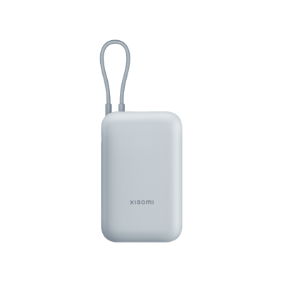 Xiaomi Power Bank 10000mAh (Câble intégré) Bleu Pastel 10000mAh