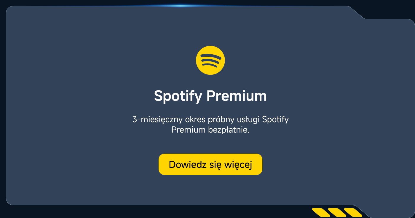 Spotify Premium oferuje 3-miesięczny bezpłatny okres próbny. Kliknij przycisk poniżej, aby uzyskać więcej informacji.