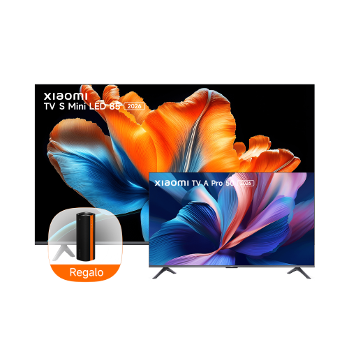 【Kit de Cine en Casa】 Xiaomi TV S Mini LED 85 2026 + Xiaomi TV A Pro 50 2026 + Xiaomi Sound Party