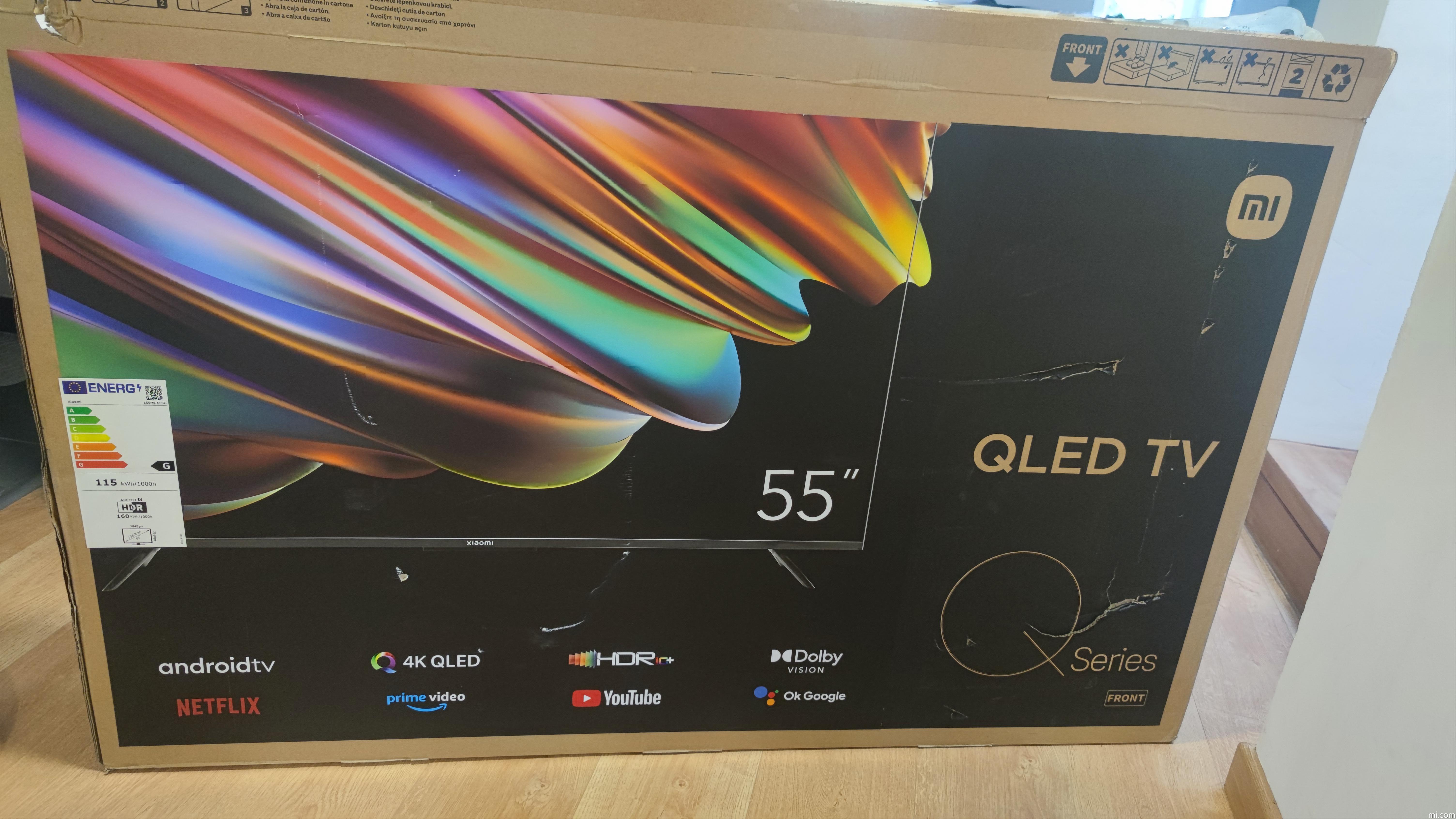 Ofertón de la Xiaomi TV Q1E de 55 pulgadas, uns smart TV QLED