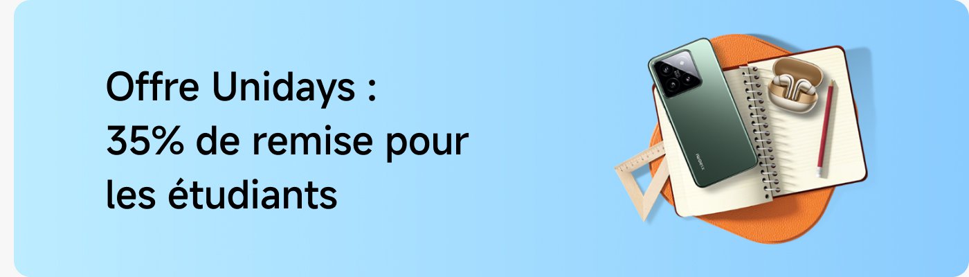 Offre Unidays : 10% de remise pour les étudiants.