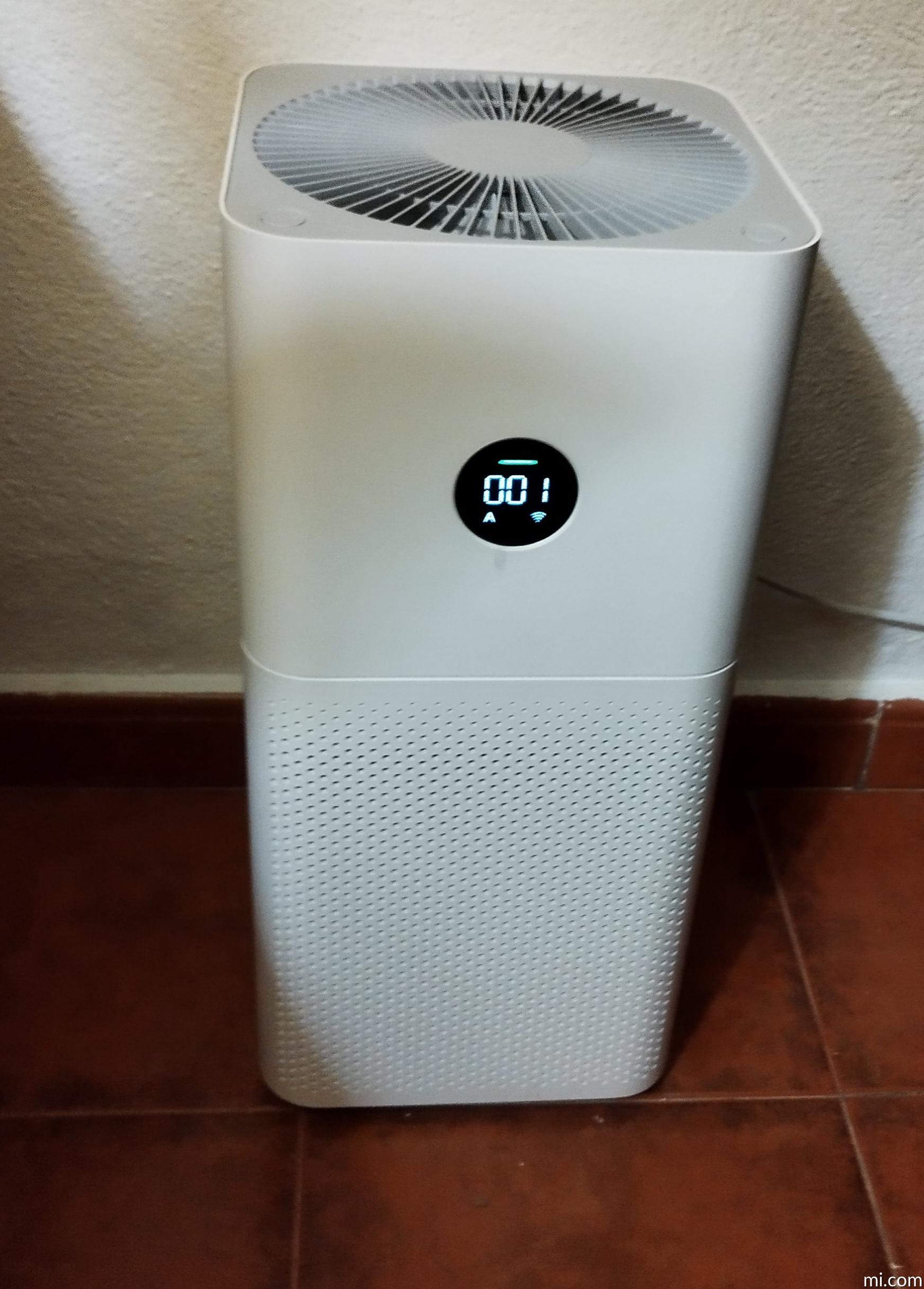 Mi purificador de aire 3C, filtro HEPA cilíndrico de 360° integrado de 3  capas que elimina el 99.97% de los contaminantes, ofrece 5330 litros de  aire