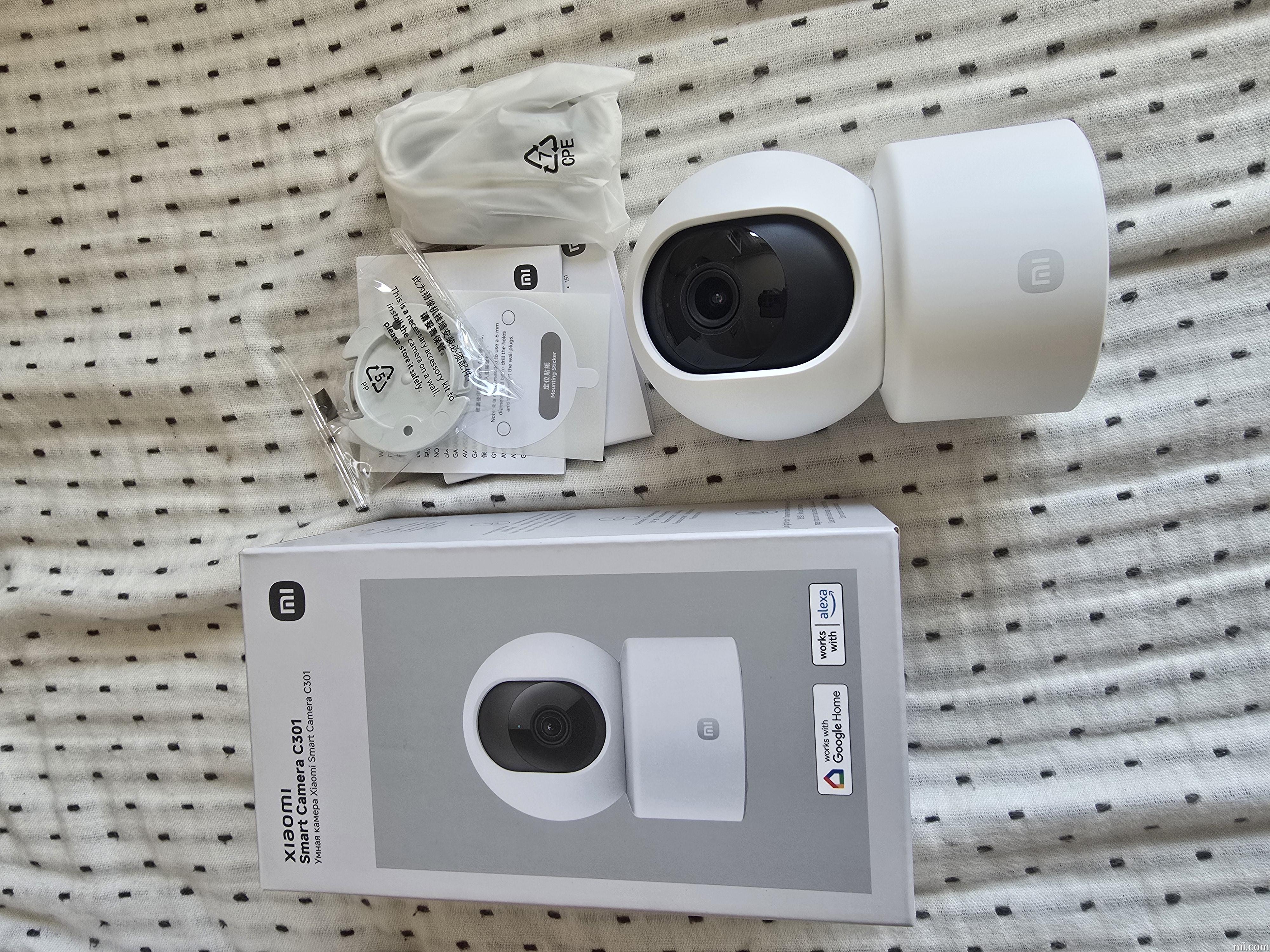 Xiaomi Smart Camera C301 - Caméra Surveillance 2K 2304p (3MP) - Ouvert Jamais Utilisé