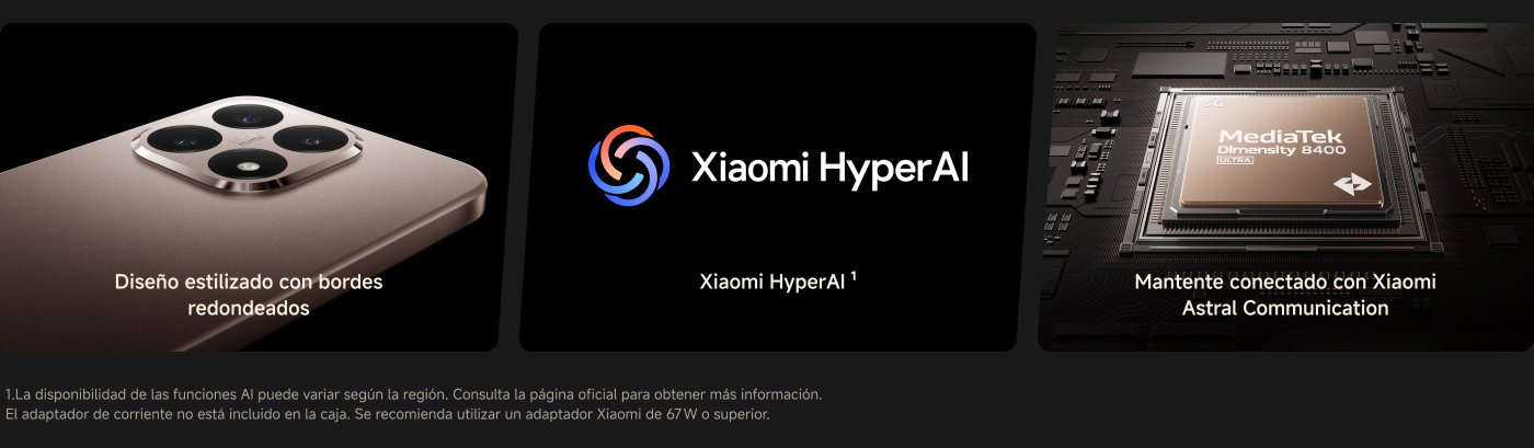 Teleobjetivo Leica 5x Pro, Fotografía Spotlight. Pantalla de 6,83" con 144Hz y cuidado visual. Batería duradera de 5500 mAh (typ). La disponibilidad de funciones AI puede variar según región. Consulta la página oficial para obtener más información.
