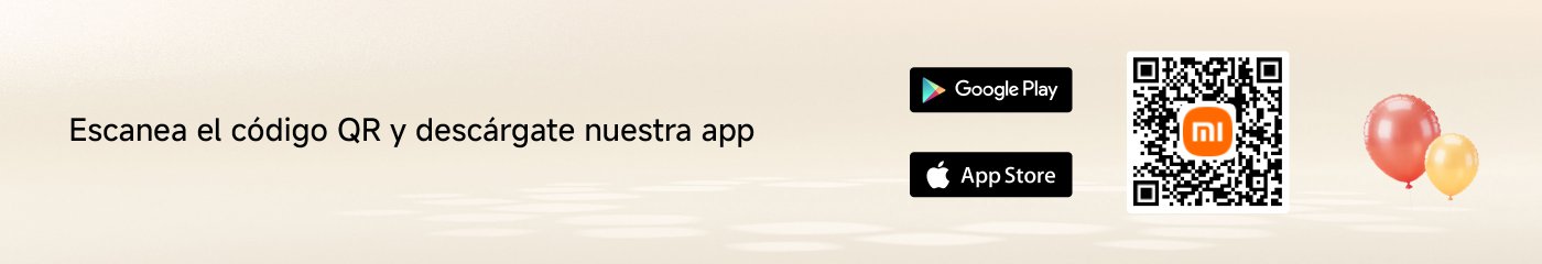 Escanea el código QR y descárgate nuestra app. Incluye enlaces a Google Play y App Store, además de un código QR.