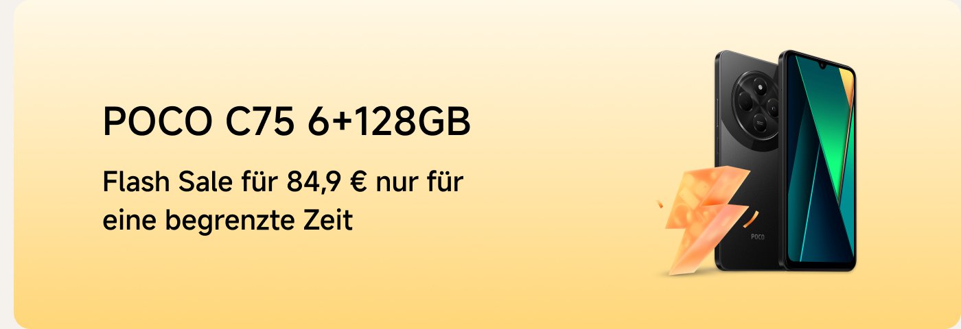 400 Mi Punkte = 5% Rabatt auf alle POCO-Produkte  
800 Mi Punkte = 8% Rabatt auf alle POCO-Produkte  
1000 Mi Punkte = 12% Rabatt auf alle POCO-Produkte