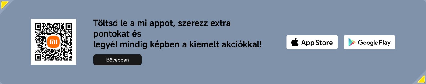 Töltsd le az alkalmazásunkat, szerezz extra pontokat és légy mindig képben a kiemelt akciókkal! Bővebben. Alul található egy QR-kód és letöltési link, amely elérhető a Google Play és az App Store számára.