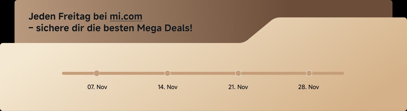 Jeden Freitag bei mi.com – sichere dir die besten Mega Deals!
