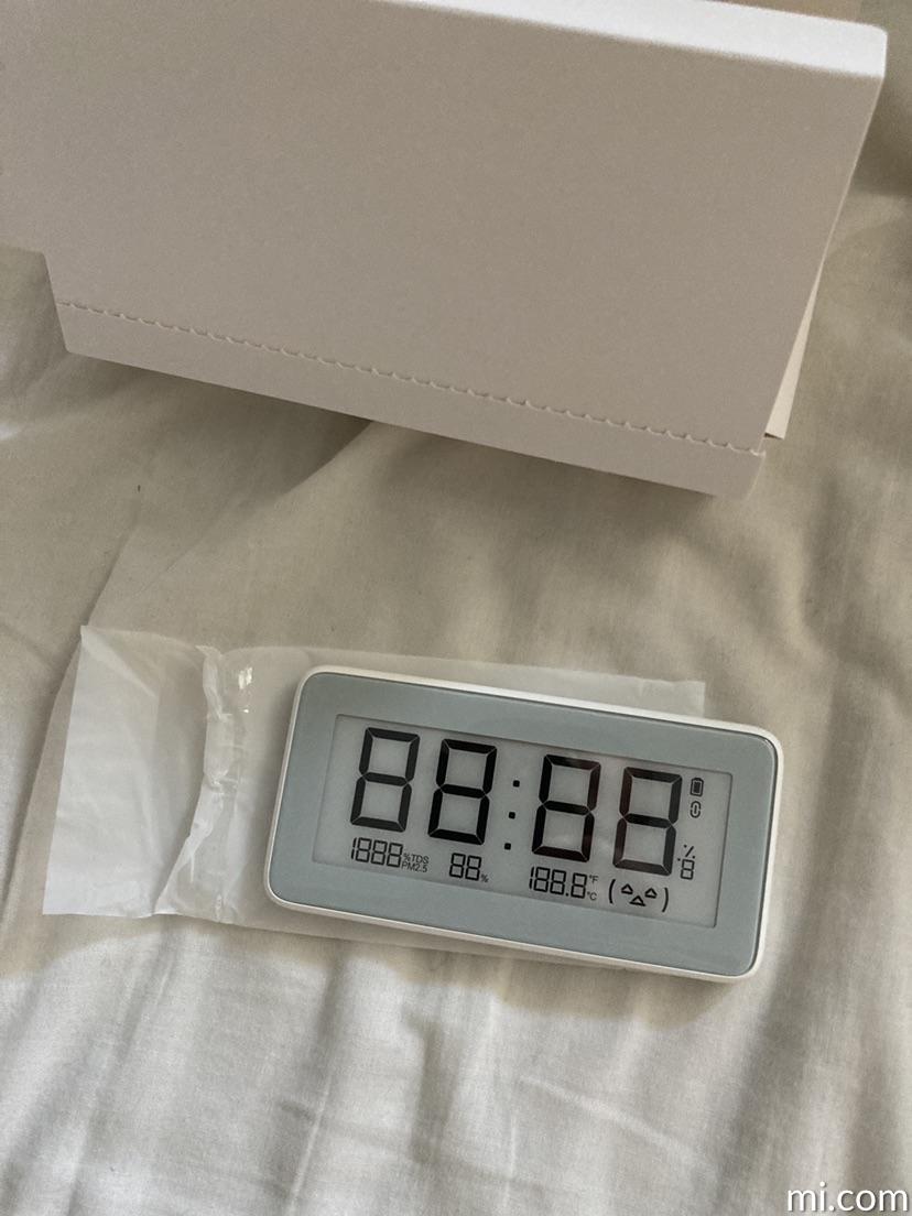 Xiaomi - Horloge de Table Mijia LYWSD02MMC - Compteur d'humidité