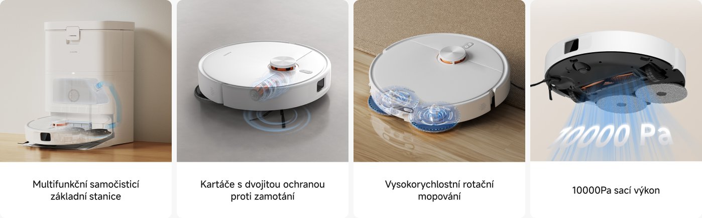 Obrázek obsahuje čtyřpanelové uspořádání, které ukazuje specifikace elektrické koloběžky.

1. První panel zdůrazňuje maximální dojezd 45 km.
2. Druhý panel obsahuje 12palcové pneumatiky bez propíchnutí.
3. Třetí panel zmiňuje špičkový výkon 800 W a maximální sklon 18 %.
4. Čtvrtý panel ukazuje vlastnosti předního a zadního odpružení.