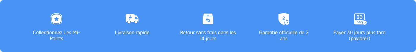 Collectionnez Les Mi-Points, Livraison rapide, Retour sans frais dans les 14 jours, Garantie officielle de 2 ans, Payer 30 jours plus tard (paylater).