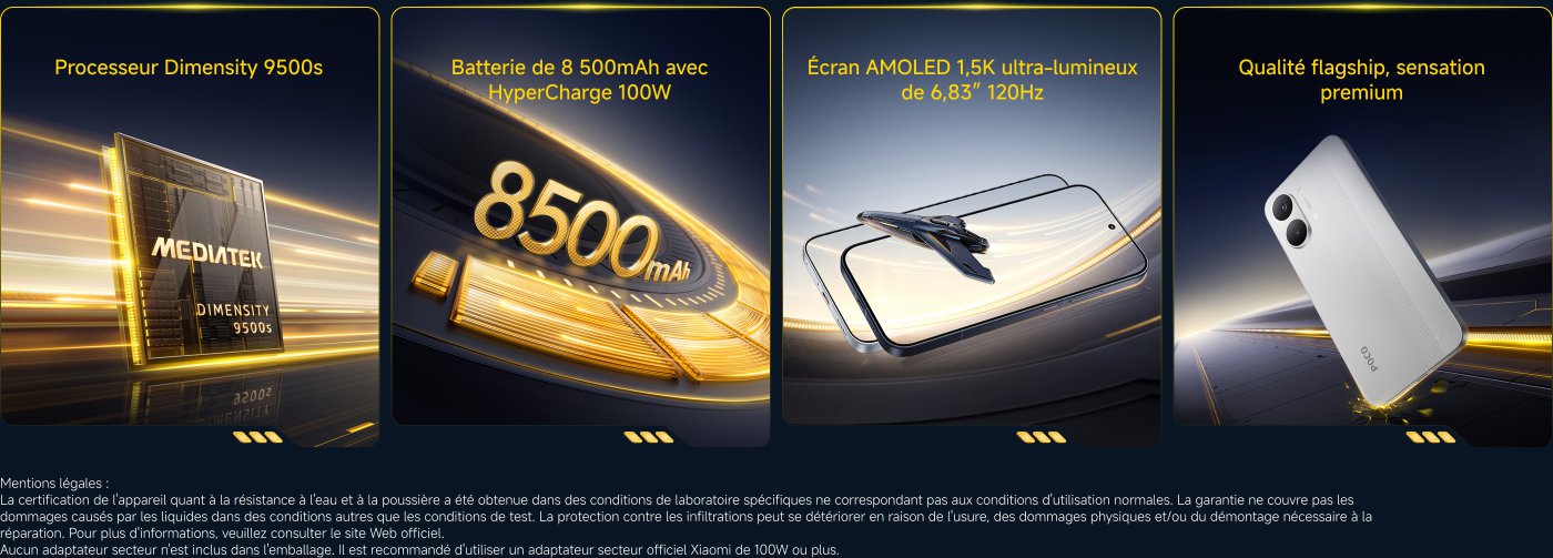 Le visuel présente une trottinette électrique avec plusieurs caractéristiques clés :

- Autonomie jusqu'à 70 km.
- Puissance maximale de 1100W.
- Pneus tubeless de 12 pouces.
- Système de suspension avancé avec fourche avant de 45 mm et double amortisseur arrière.