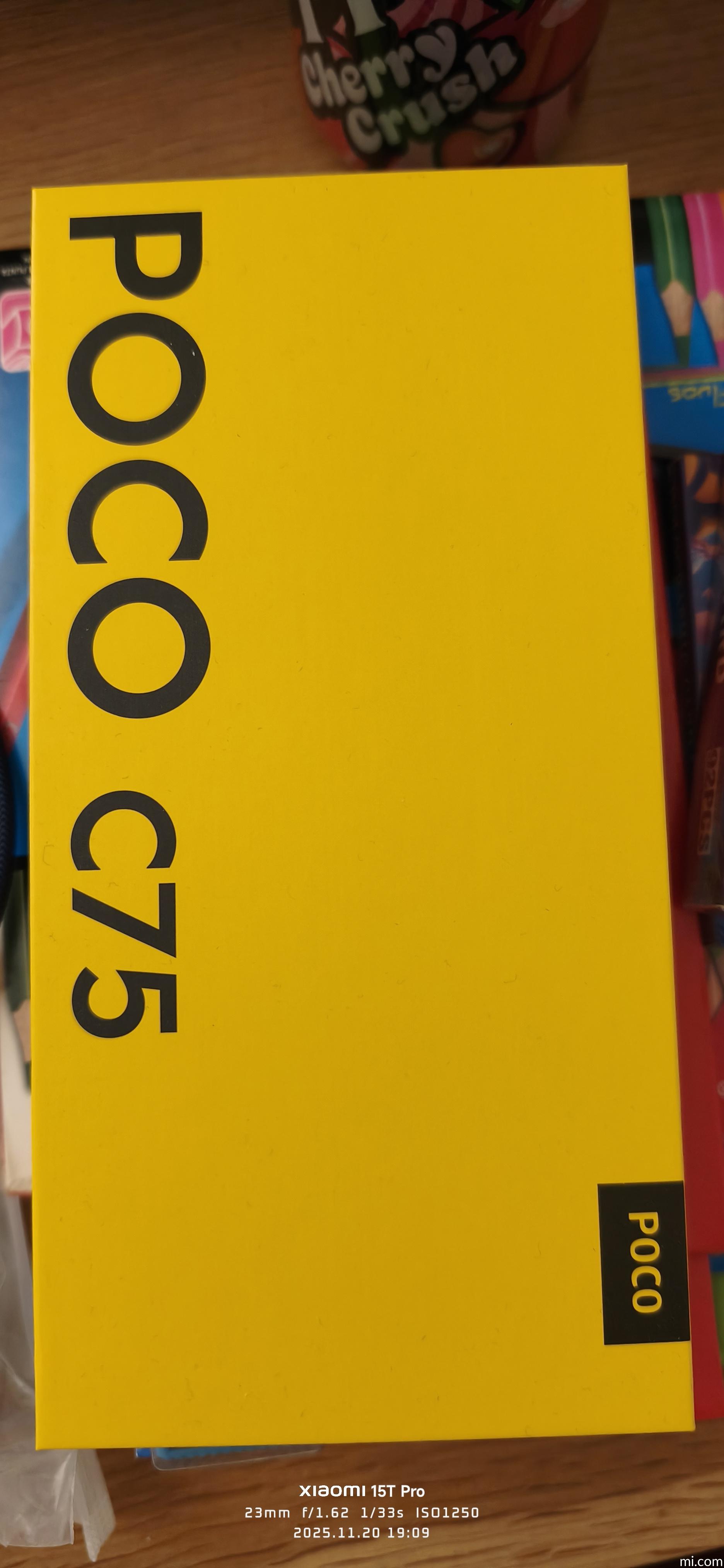 XIAOMI POCO C75 Noir 8+256 GB - Version globale - Neuf sous blister EUR