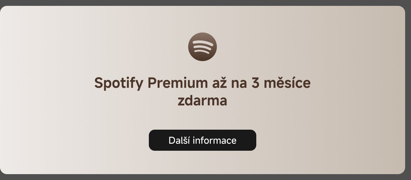 Spotify Premium až na 3 měsíce zdarma. Další informace.