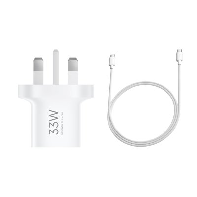 33W Adapter(USB-C) & 3A USB-C Cable (1m)