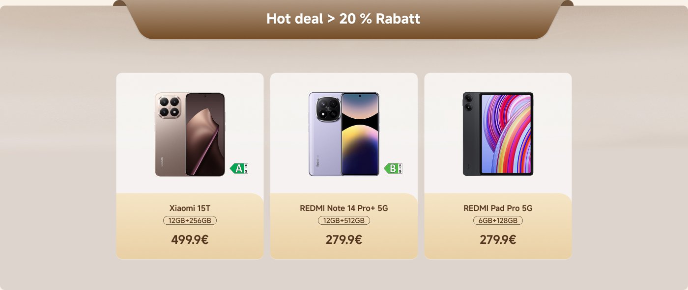 MI Punkte sammeln und sparen, schnelle Lieferung, 14 Tage kostenlose Rückgabe, 0% Sollzinsen bis zu 24 Monate, 2 Jahre offizielle Garantie, 30 Tage später zahlen.