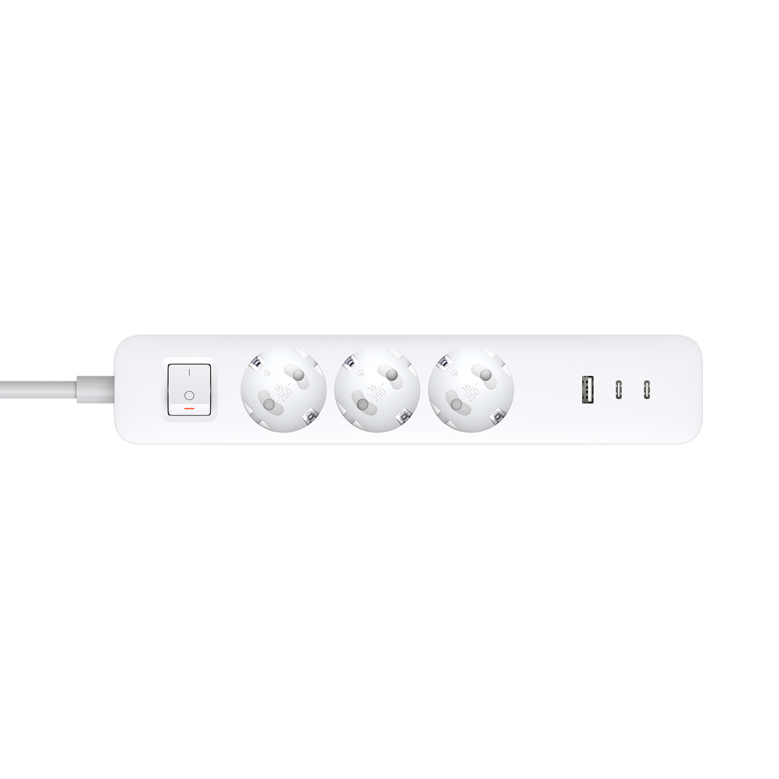 Xiaomi-Power Strip-XMCXB01EU-Snelladen met 20 W-2C1A charging port-3 AC outlets