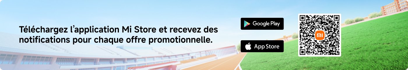 Téléchargez l'application Mi Store et recevez des notifications pour chaque offre promotionnelle.