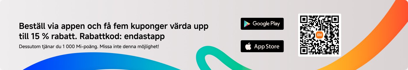 Ladda ner appen för att få 1000 Mi-poäng vid första användningen! Skanna QR-koden och ladda ner appen.
