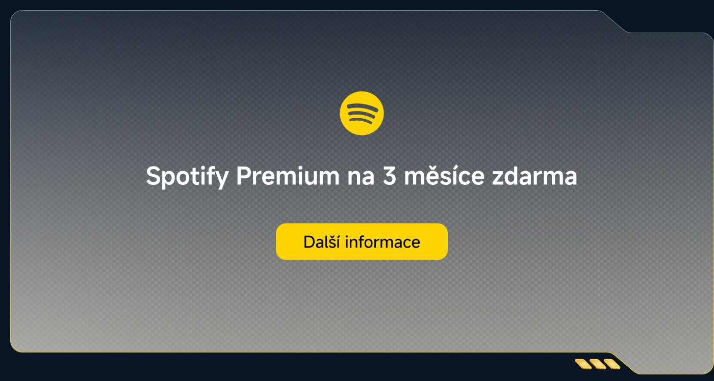 Spotify Premium na 3 měsíce zdarma. Další informace.