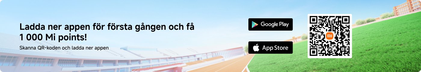 Ladda ner appen för att få 1000 Mi-poäng vid första användningen! Skanna QR-koden och ladda ner appen.